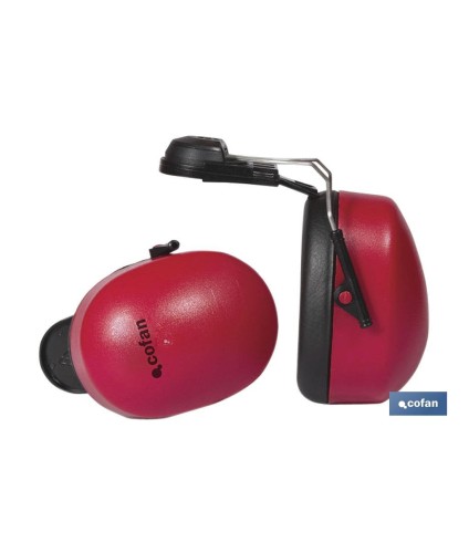 Orejeras para casco  | Orejeras con reducción de ruido | Adecuado para cascos de seguridad