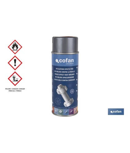 Aflojatodo con efecto frío 400 ml | Desoxidante con efecto hielo | Enfriado intenso de las piezas a aflojar o separar