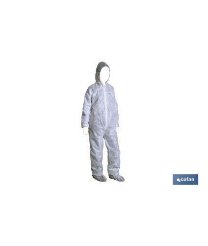 Buzo de Trabajo | Color Blanco | Desechable | Fabricado en Polipropileno | Varias Tallas