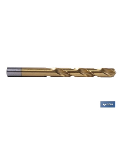 Brocas titanio HSS TIN-DIN 338