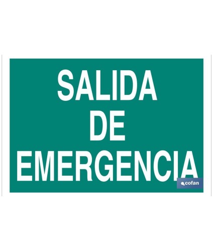 Salida de Emergencia Texto
