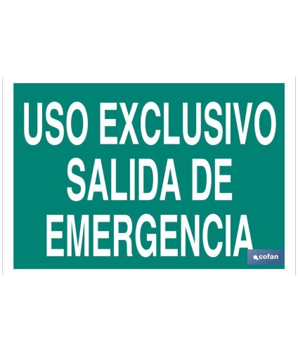 Uso Exclusivo Salida de Emergencia