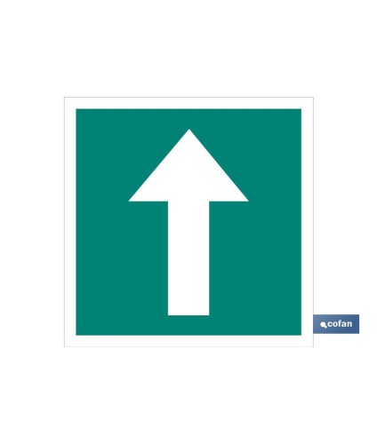 Señal de Dirección Evacuación