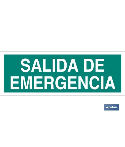 Salida de Emergencia Texto