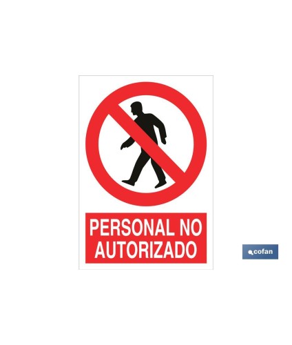 Personal no autorizado