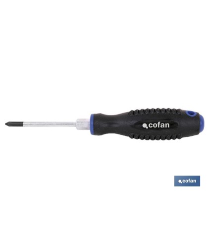 Destornillador Phillips con hexágono | DIN ISO 8764-1 | Modelo Comfort plus | Medidas desde PH-1 hasta PH-3