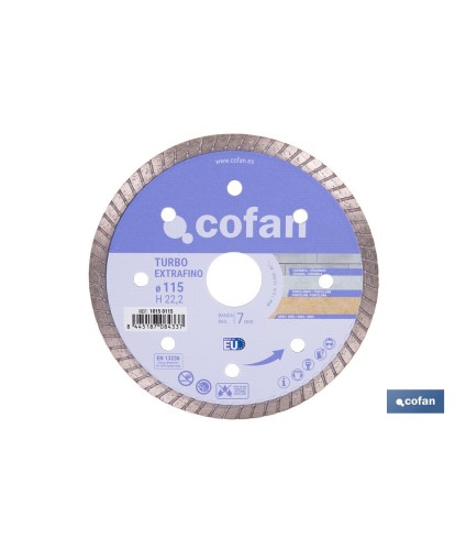 Discos de Diamante Extrafino especial material porcelánico